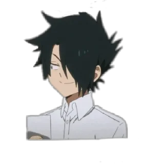 😌 emoji Promised Neverland @animestickerchannel Telegram sticker 10 of 52