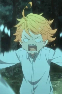 😄 emoji The Promised Neverland Telegram sticker 14 of 32
