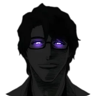 👄 emoji Aizen @LV_STK Telegram sticker 2 of 33
