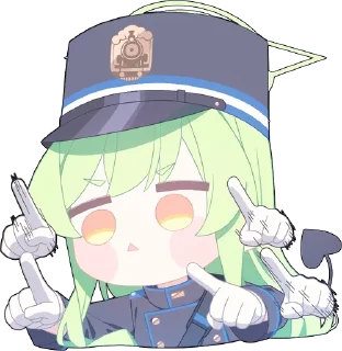 ☝️ emoji 海兰德 静态 vol.1 @tsugumi42 Telegram sticker 21 of 22