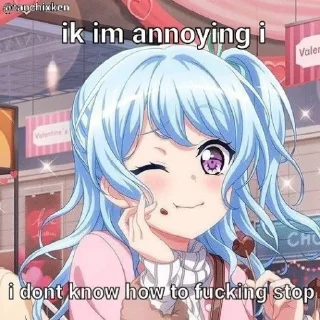 😆 emoji Anime memes Telegram sticker 19 of 100