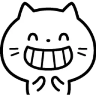😎 emoji Cute Cat by @vedxp Telegram sticker 10 of 30