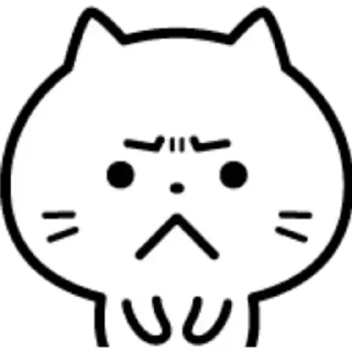 😎 emoji Cute Cat by @vedxp Telegram sticker 17 of 30