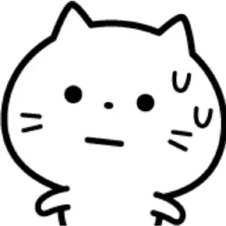 😎 emoji Cute Cat by @vedxp Telegram sticker 20 of 30