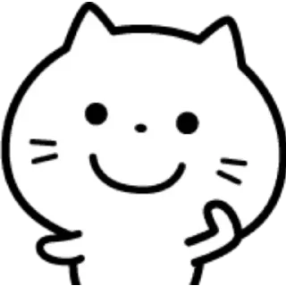 😎 emoji Cute Cat by @vedxp Telegram sticker 22 of 30