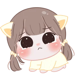😢 emoji @waesticker Meow! <3 Telegram sticker 20 of 41