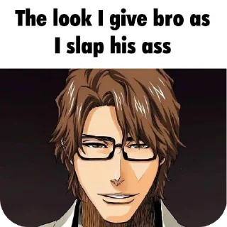 💇 emoji Aizen @LV_STK Telegram sticker 7 of 33