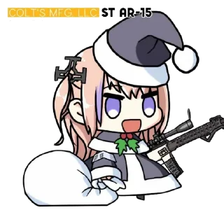 😀 emoji Padoru GFL Telegram sticker 7 of 13