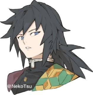 ⚔ emoji KNY Chibi @NekoTsu Telegram sticker 20 of 28