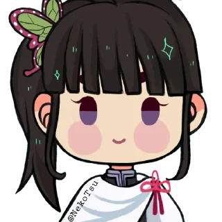 ⚔ emoji KNY Chibi @NekoTsu Telegram sticker 14 of 28