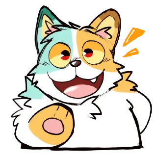 😃 emoji Gum Dog Telegram sticker 10 of 30