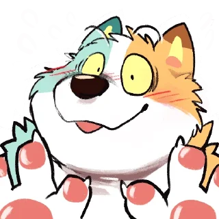 😳 emoji Gum Dog Telegram sticker 16 of 30