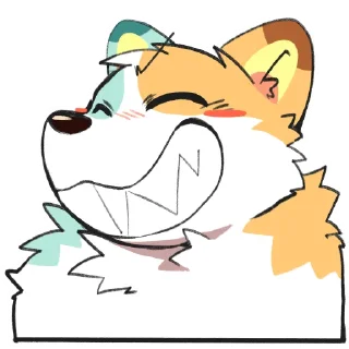 😁 emoji Gum Dog Telegram sticker 19 of 30