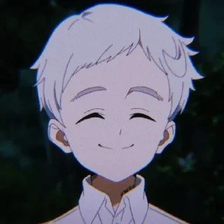 😀 emoji The Promised Neverland Telegram sticker 19 of 32