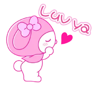 💖 emoji pinky my melody @stickieri Telegram sticker 10 of 40