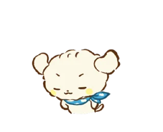 🐕 emoji fluffy dog kumo @stickieri Telegram sticker 24 of 24