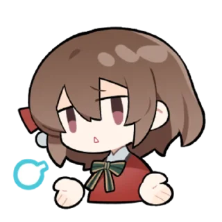😮‍💨 emoji 桌面少女 @zhaxia_cn Telegram sticker 7 of 16
