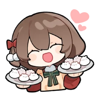 🥰 emoji 桌面少女 @zhaxia_cn Telegram sticker 9 of 16