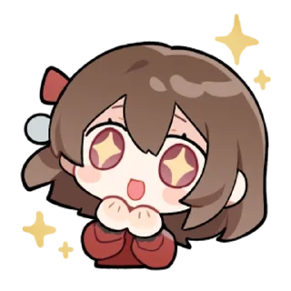 🤩 emoji 桌面少女 @zhaxia_cn Telegram sticker 11 of 16