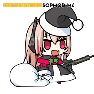 😀 emoji Padoru GFL Telegram sticker 5 of 13