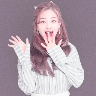 🤭 emoji ⋆ park jihyo ⋆ @pradaskirts Telegram sticker 19 of 30