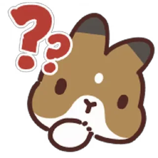 🤔 emoji bnuuy @stickieri Telegram sticker 19 of 39