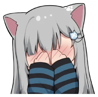 🙈 emoji 【甘城なつき】nachonekodayo Telegram sticker 18 of 32