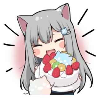 🎂 emoji nachonekodayo Telegram sticker 22 of 32