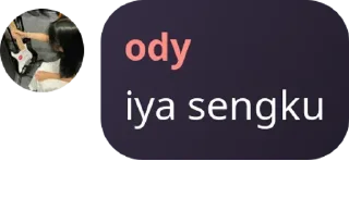 Sticker from ody