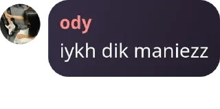 Sticker from ody