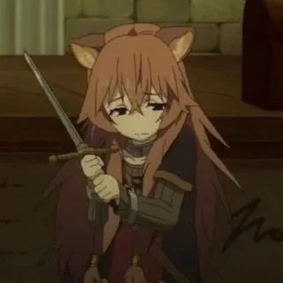🦊 emoji Raphtalia-chan Telegram sticker 7 of 120
