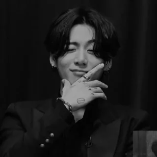 😉 emoji Jungkook dark Telegram sticker 14 of 47