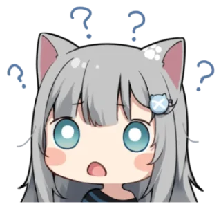 ❓ emoji nachonekodayo Telegram sticker 7 of 32
