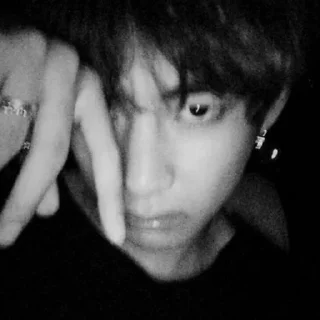 ☠ emoji taehyung dark ; @O98MKKURA Telegram sticker 24 of 30