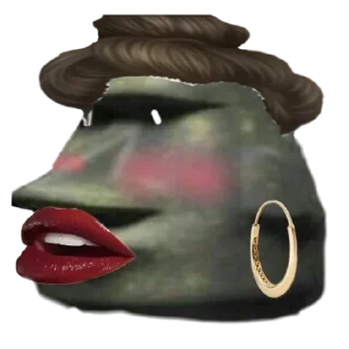 🗿 emoji 𔘓 𝒉𝒆𝒏 Telegram sticker 13 of 120