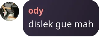 Sticker from ody