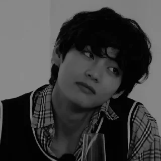 ➖ emoji Kim taehyung dark by @dhndrgrey Telegram sticker 7 of 11