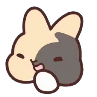 😆 emoji bnuuy @stickieri Telegram sticker 6 of 39