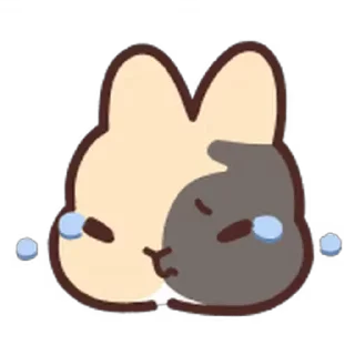😭 emoji bnuuy @stickieri Telegram sticker 8 of 39