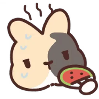🥵 emoji bnuuy @stickieri Telegram sticker 10 of 39