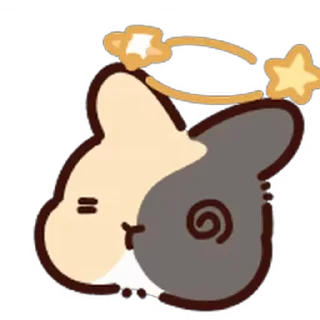 😵‍💫 emoji bnuuy @stickieri Telegram sticker 16 of 39