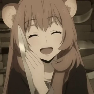 📻 emoji ꐑꐑ . RAPHTALIA  ⋆  @meowkasa Telegram sticker 21 of 45