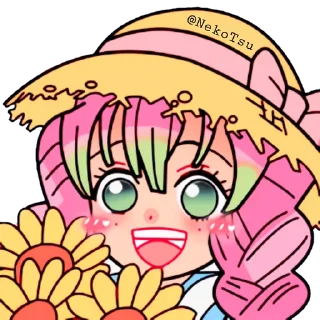 ⚔ emoji KNY Chibi @NekoTsu Telegram sticker 1 of 28