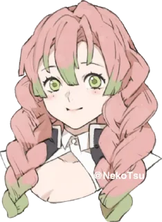 ⚔ emoji KNY Chibi @NekoTsu Telegram sticker 19 of 28
