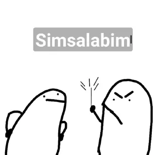 🌟 emoji Stickman Telegram sticker 5 of 6
