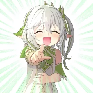 😘 emoji keqing Telegram sticker 23 of 105