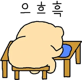 💬 emoji 망그러진 곰 By @KakaoEmoticon Telegram sticker 9 of 24