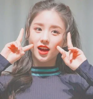 🎀 emoji Heejin | by : @Tikelnysun Telegram sticker 19 of 30