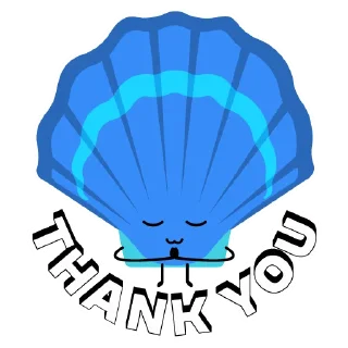 🤙 emoji Scallop Stickers Telegram sticker 17 of 21