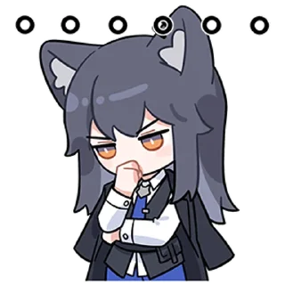 🤔 emoji 缄默小娜2 @zhaxia_cn Telegram sticker 21 of 80
